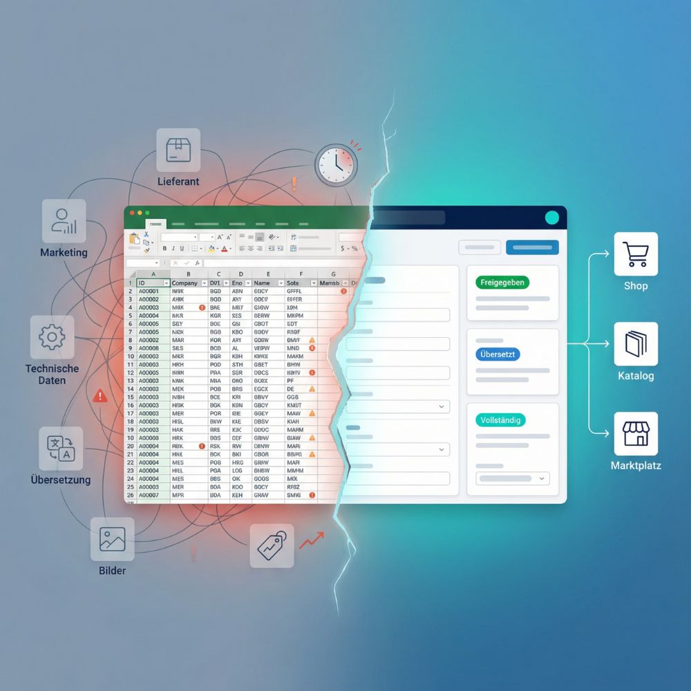 Excel als PIM-System? Warum das langfristig teuer wird