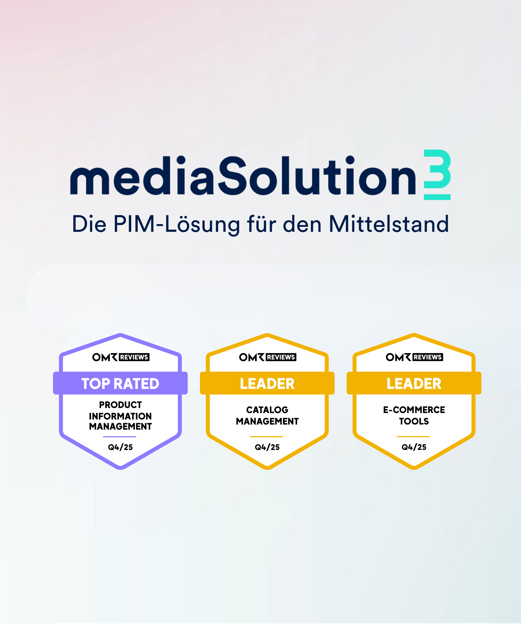 Dreifach ausgezeichnet: mediaSolution3 überzeugt bei OMR Reviews erneut