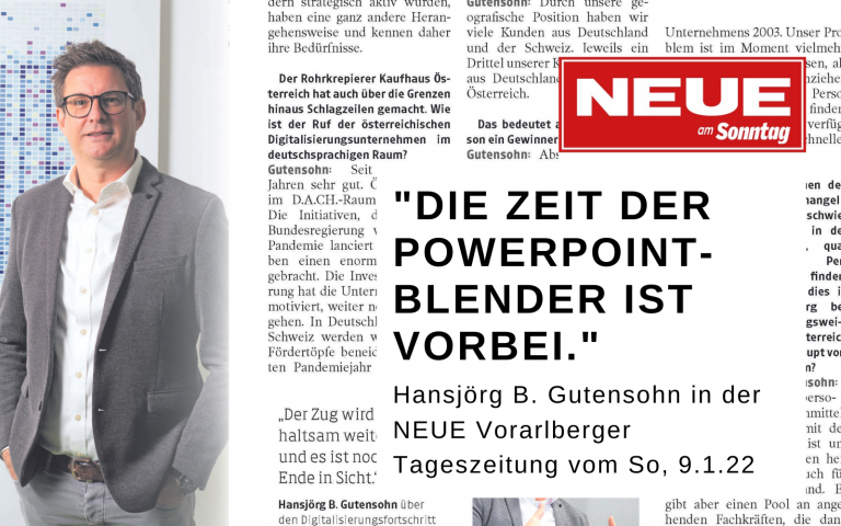 Goodson in der NEUE Vorarlberger Tageszeitung